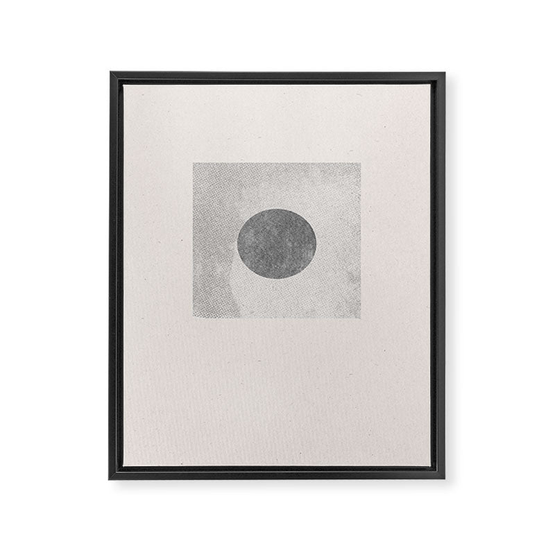 Texture Minimalist Paper Collage No.1 Framed Canvas Print Gallery Image 6