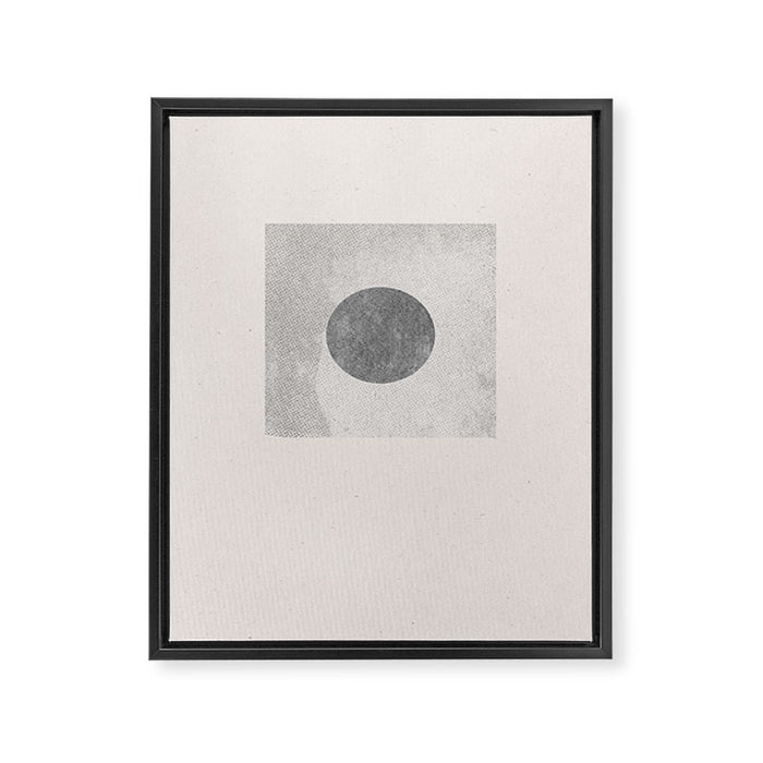Texture Minimalist Paper Collage No.1 Framed Canvas Print Gallery Image 1
