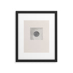 Texture Minimalist Paper Collage No.1 Framed Art Print Gallery Image 5