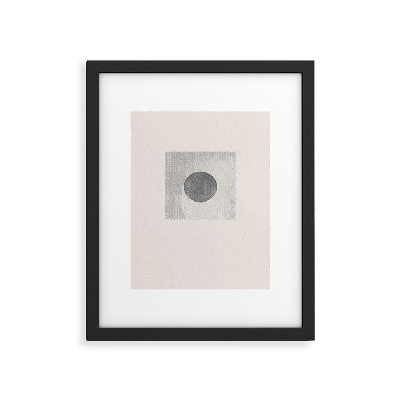Texture Minimalist Paper Collage No.1 Framed Art Print Gallery Image 5