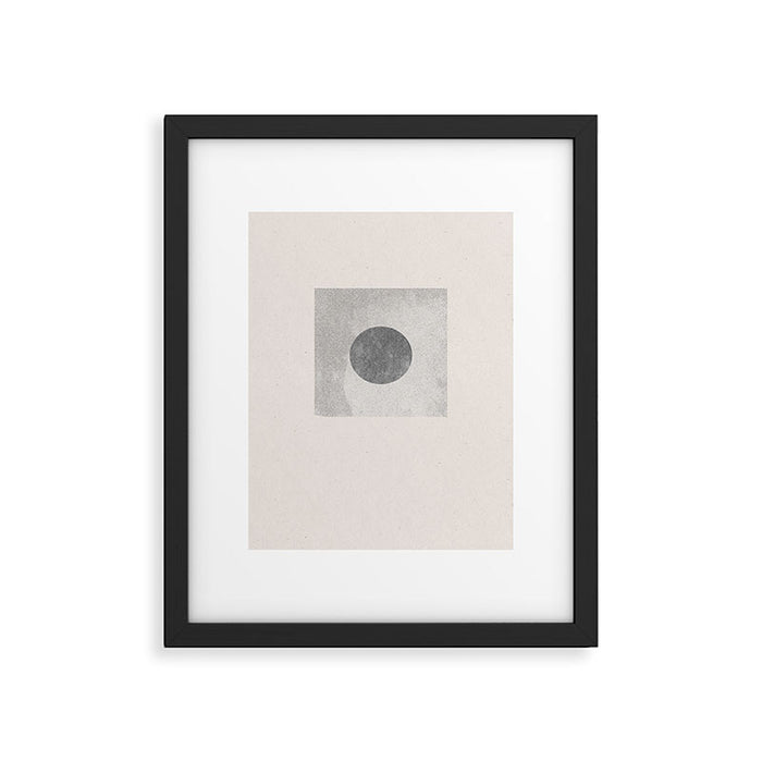 Texture Minimalist Paper Collage No.1 Framed Art Print Gallery Image 1