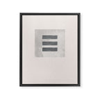 Texture Minimalist Paper Collage No.2 Framed Canvas Print Gallery Image 6
