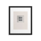 Texture Minimalist Paper Collage No.2 Framed Art Print Gallery Image 5