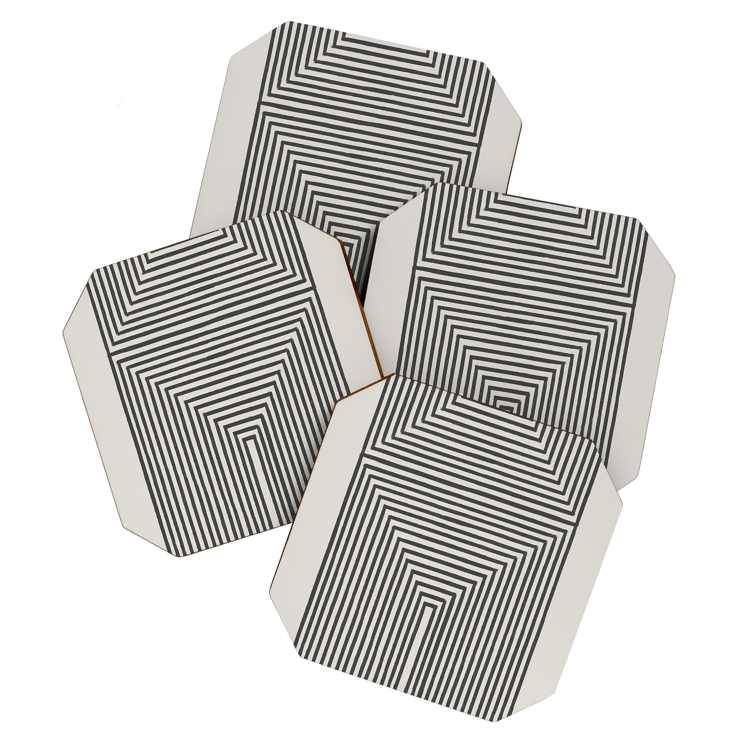 Tribal Modern Boho Art Coaster Gallery Image 1