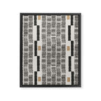 Tribal Rustic Pattern  Framed Canvas Print Gallery Image 6