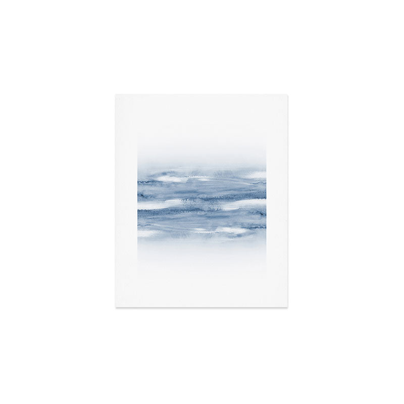 Watercolour Abstract Clouds Art Print Gallery Image 1