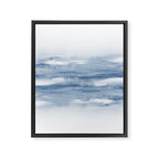 Watercolour Abstract Clouds Framed Canvas Print Gallery Image 6