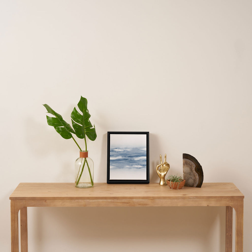 Watercolour Abstract Clouds Framed Canvas Print Gallery Image 4