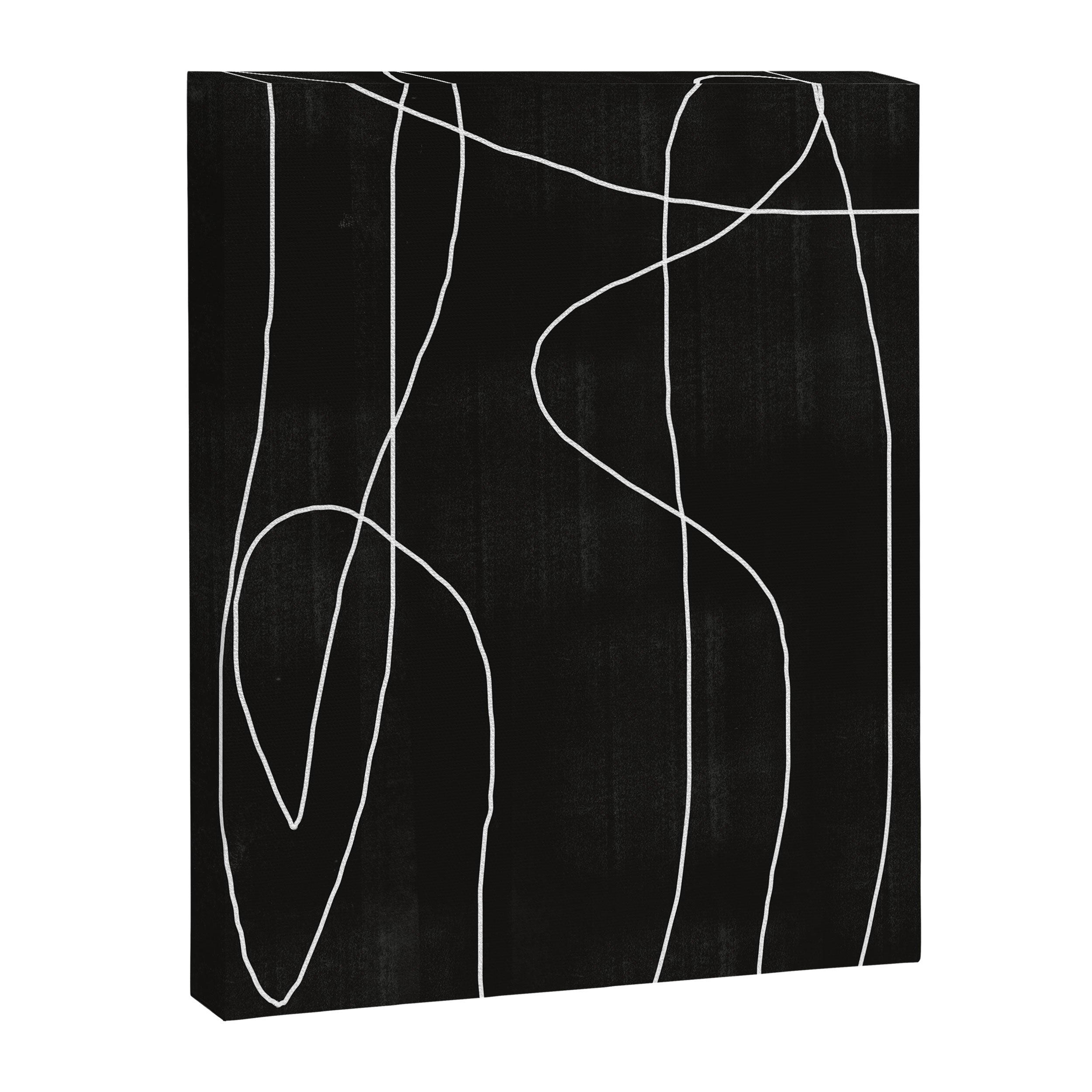 White Line Flow Canvas Print Gallery Image 6