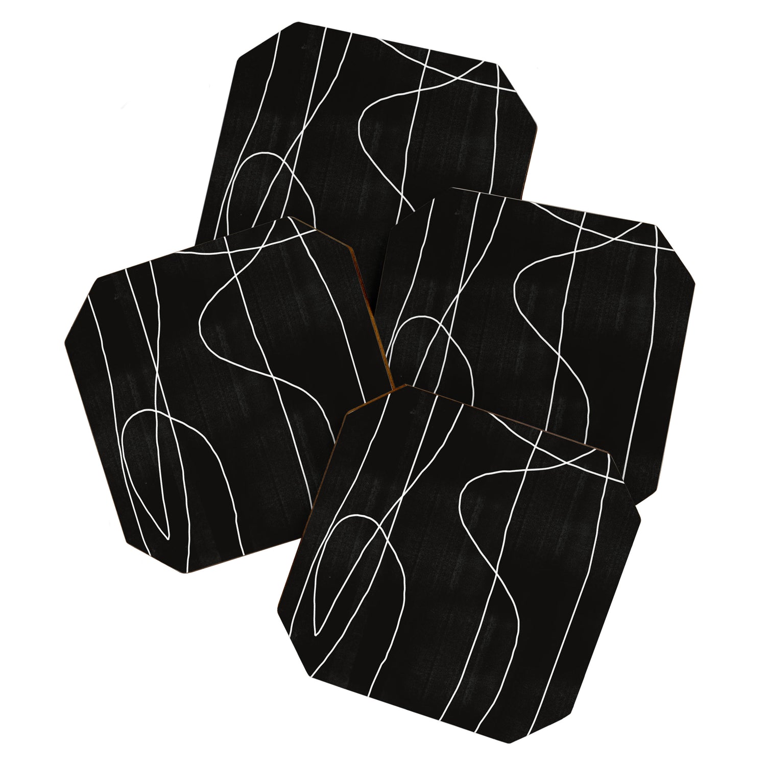 White Line Flow Coaster Gallery Image 1