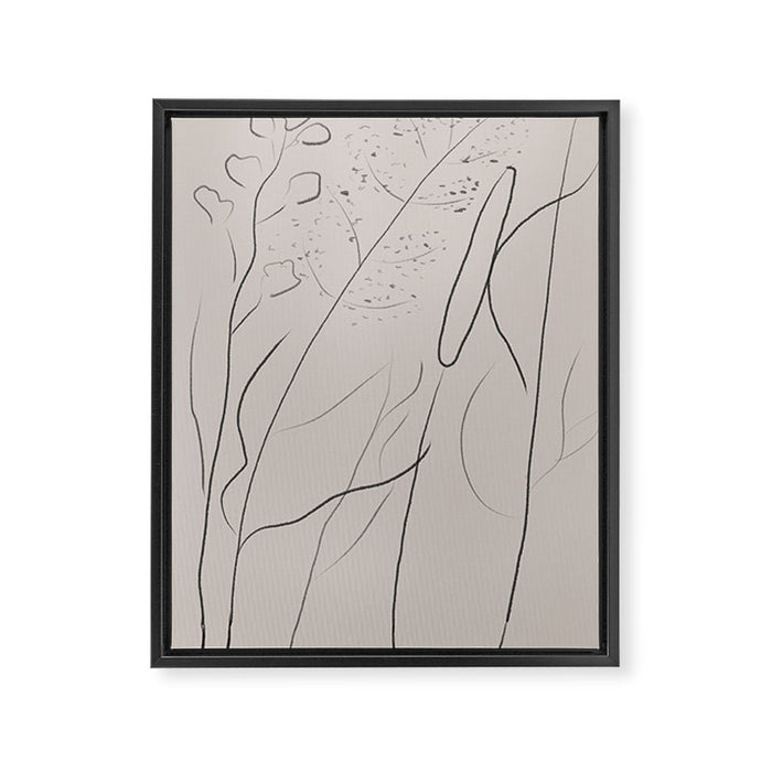Wildflower Poem Framed Canvas Print Gallery Image 1
