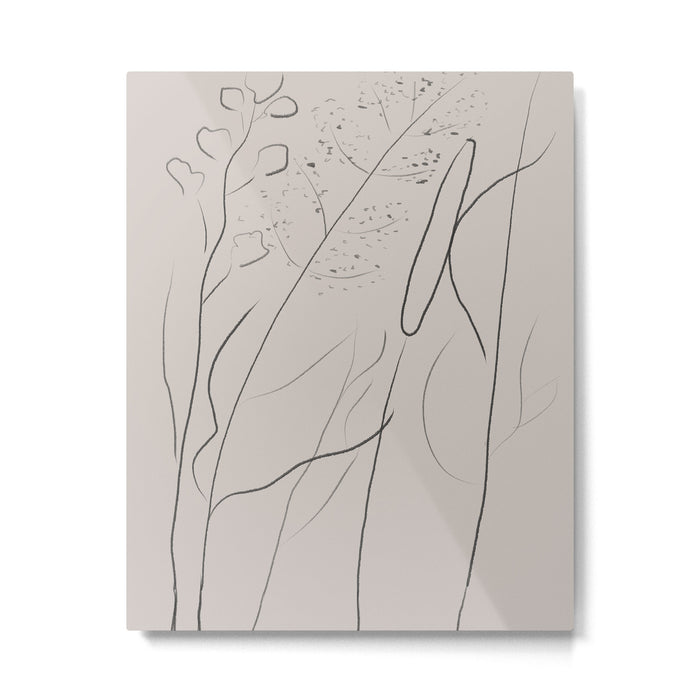Wildflower Poem Metal Print Gallery Image 1