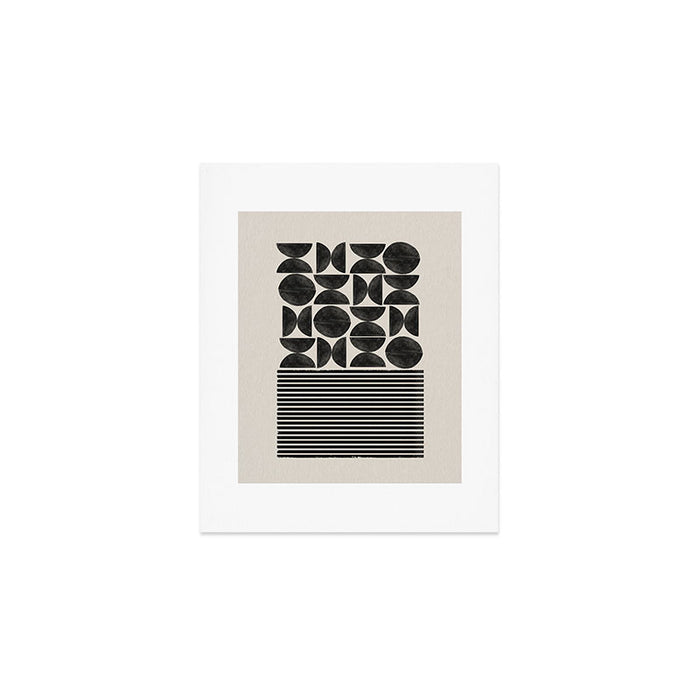 Woodblock Art, Warm Tone Art Print Gallery Image 1