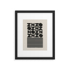 Woodblock Art, Warm Tone Framed Art Print Gallery Image 5