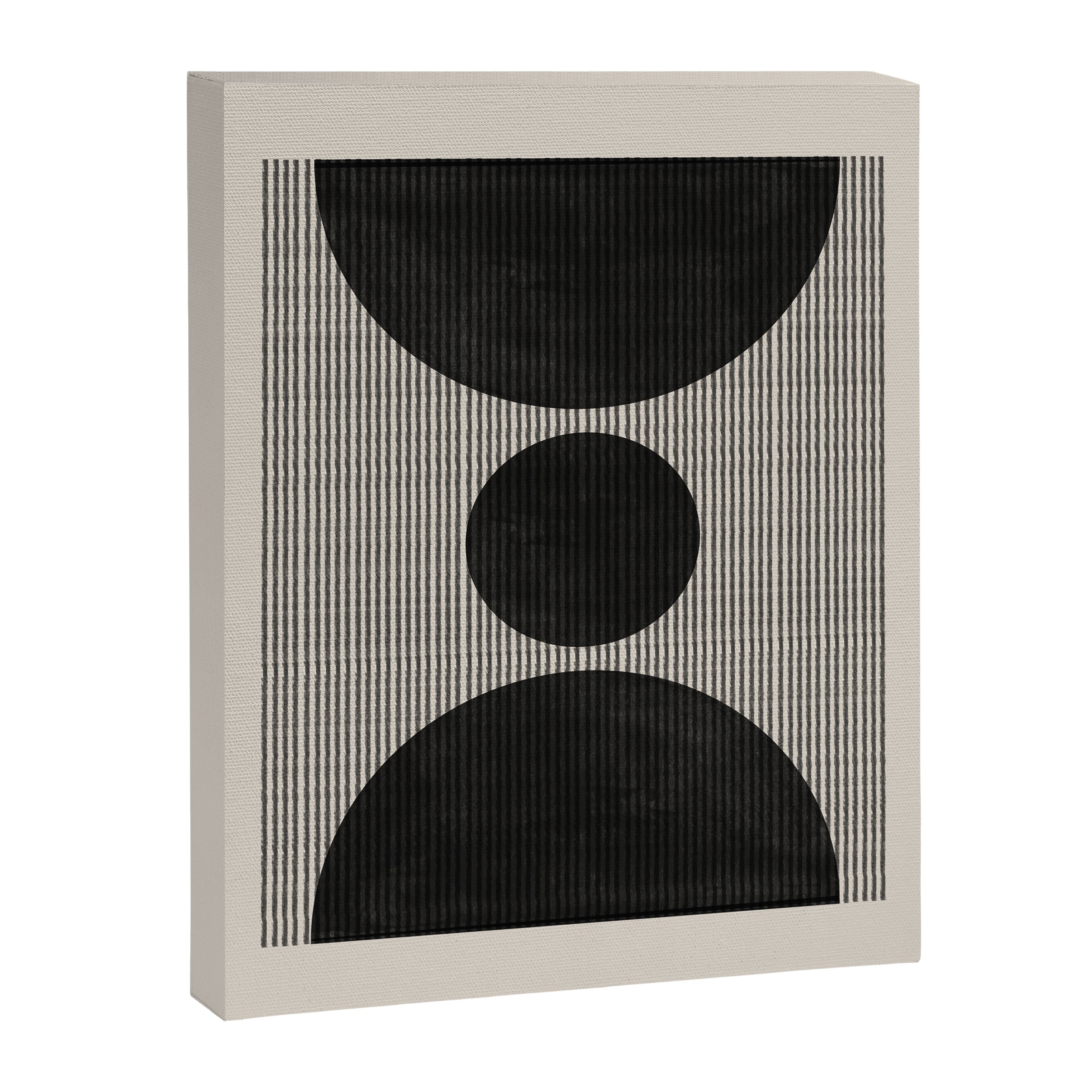 Woodblock Geometric Composition Canvas Print Gallery Image 6