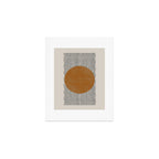 Woodblock Paper Mustard  Art Print Gallery Image 1