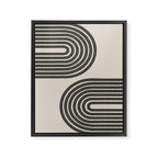 Woodblok Rainbow Art Framed Canvas Print Gallery Image 6