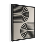 Woodblok Rainbow Art Framed Canvas Print Gallery Image 2