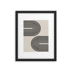 Woodblok Rainbow Art Framed Art Print Gallery Image 5