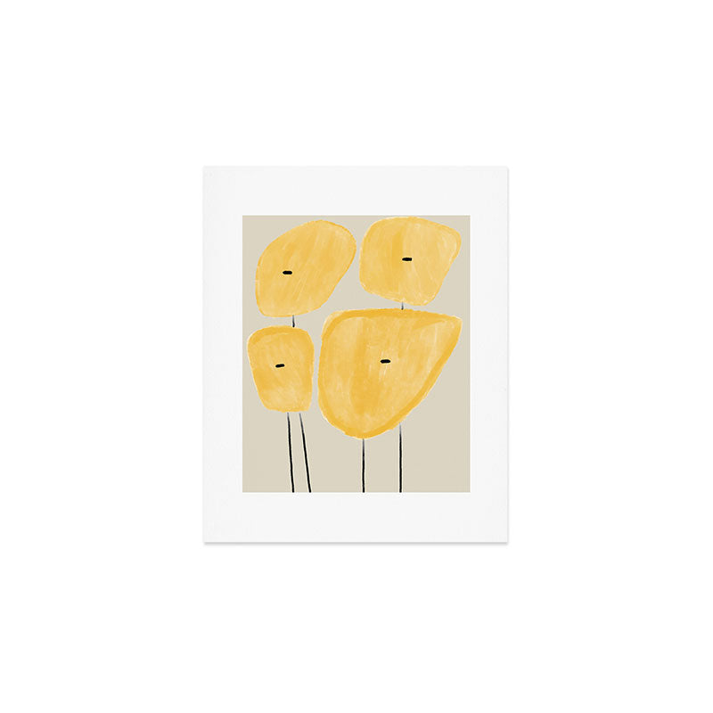 Yellow Flowers  Art Print Gallery Image 1