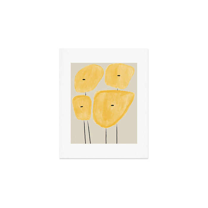 Yellow Flowers  Art Print Gallery Image 1