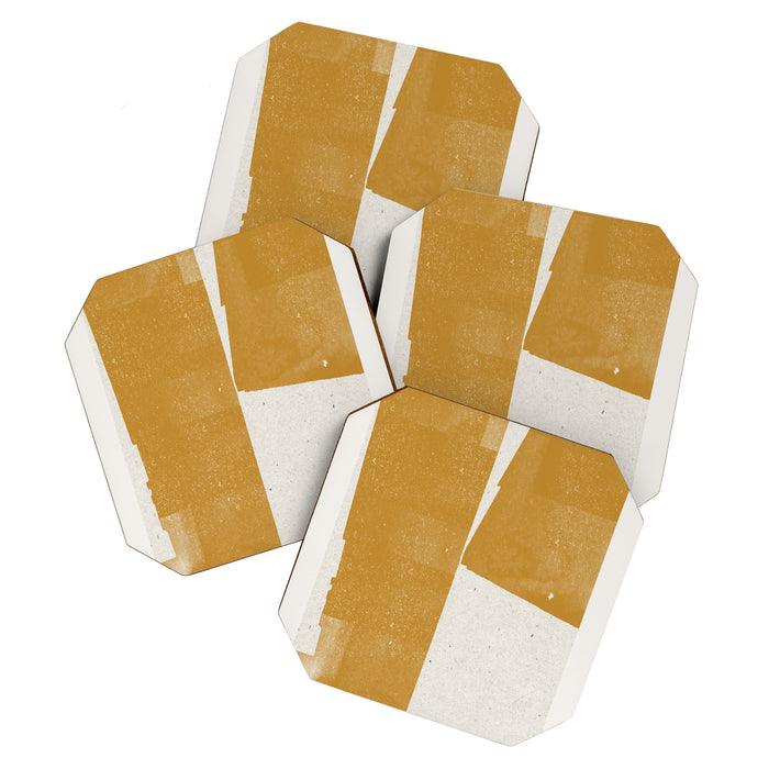 Yellow Object Coaster Gallery Image 1