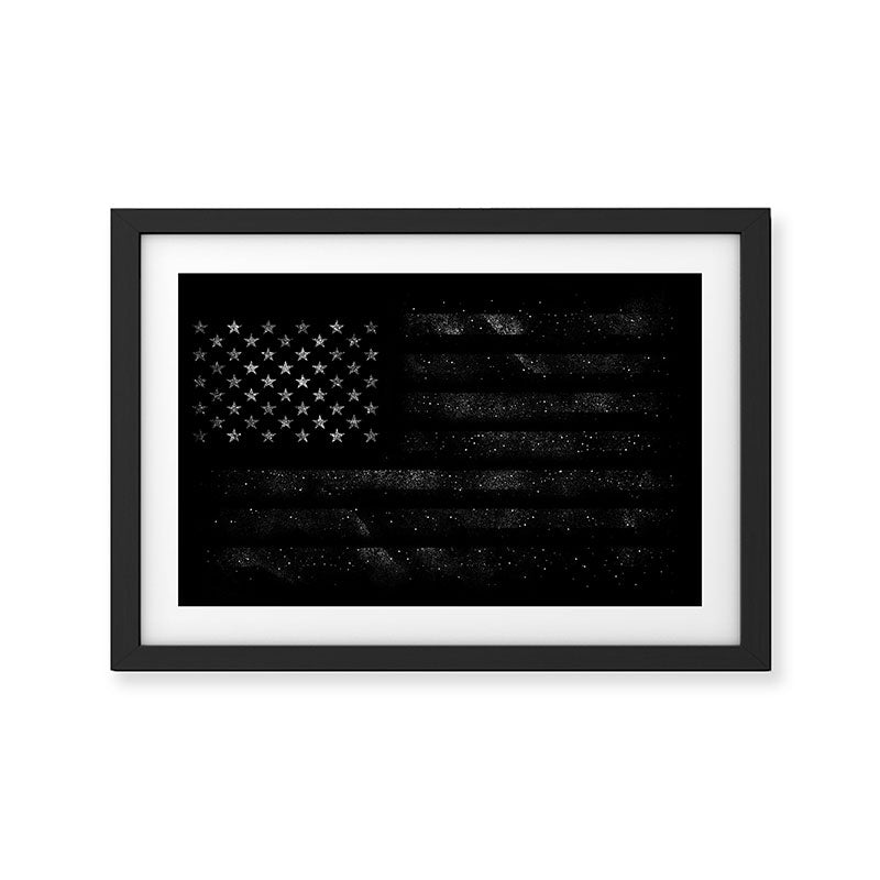 American Flag Framed Art Print Gallery Image 3
