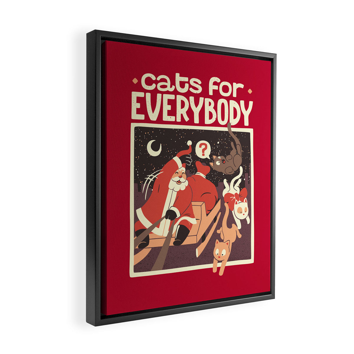 Cats for Everybody Framed Canvas Print Gallery Image 2
