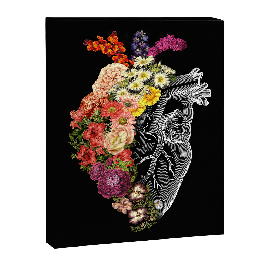 Flower Heart Spring Canvas Print Gallery Image 8