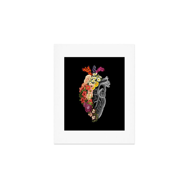 Flower Heart Spring Art Print Gallery Image 1