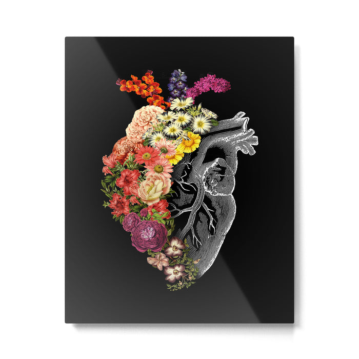 Flower Heart Spring Metal Print Gallery Image 1