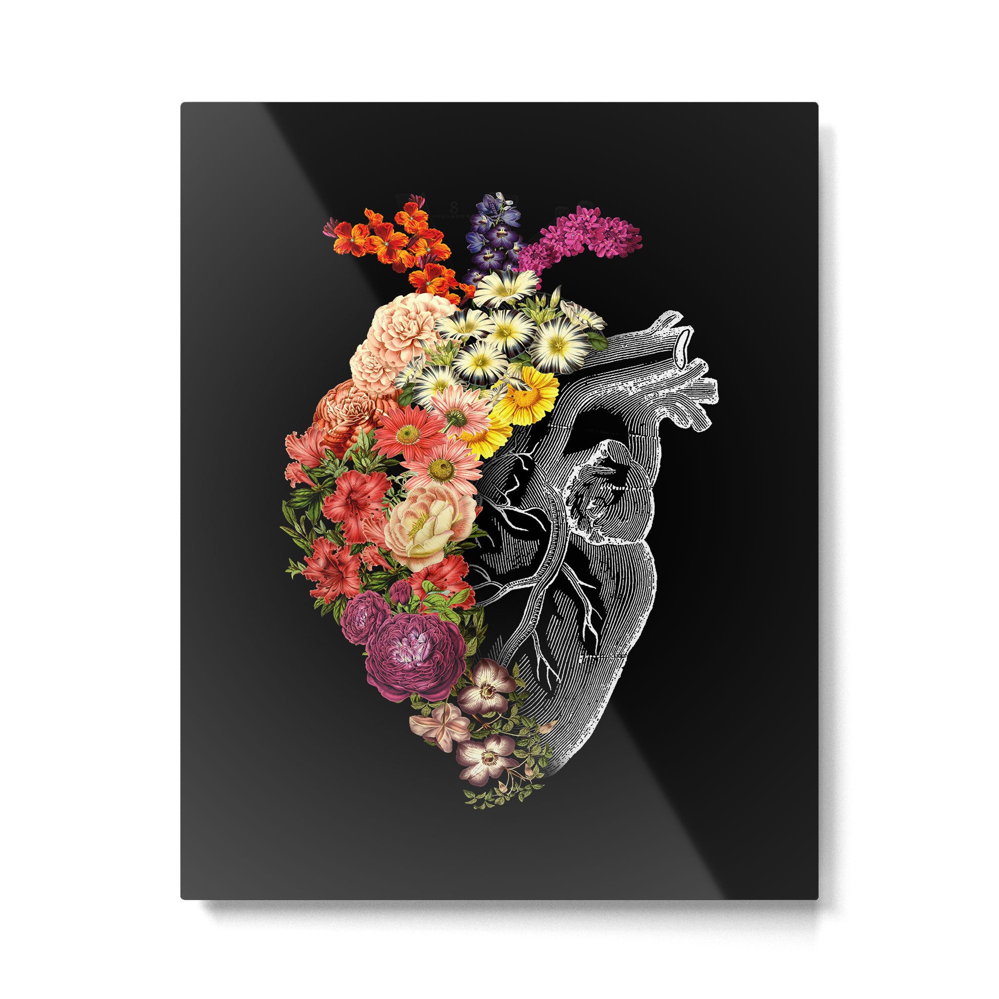 Flower Heart Spring Metal Print Gallery Image 6
