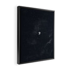 Gravity - Dark Blue Framed Canvas Print Gallery Image 2