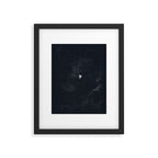 Gravity - Dark Blue Framed Art Print Gallery Image 6