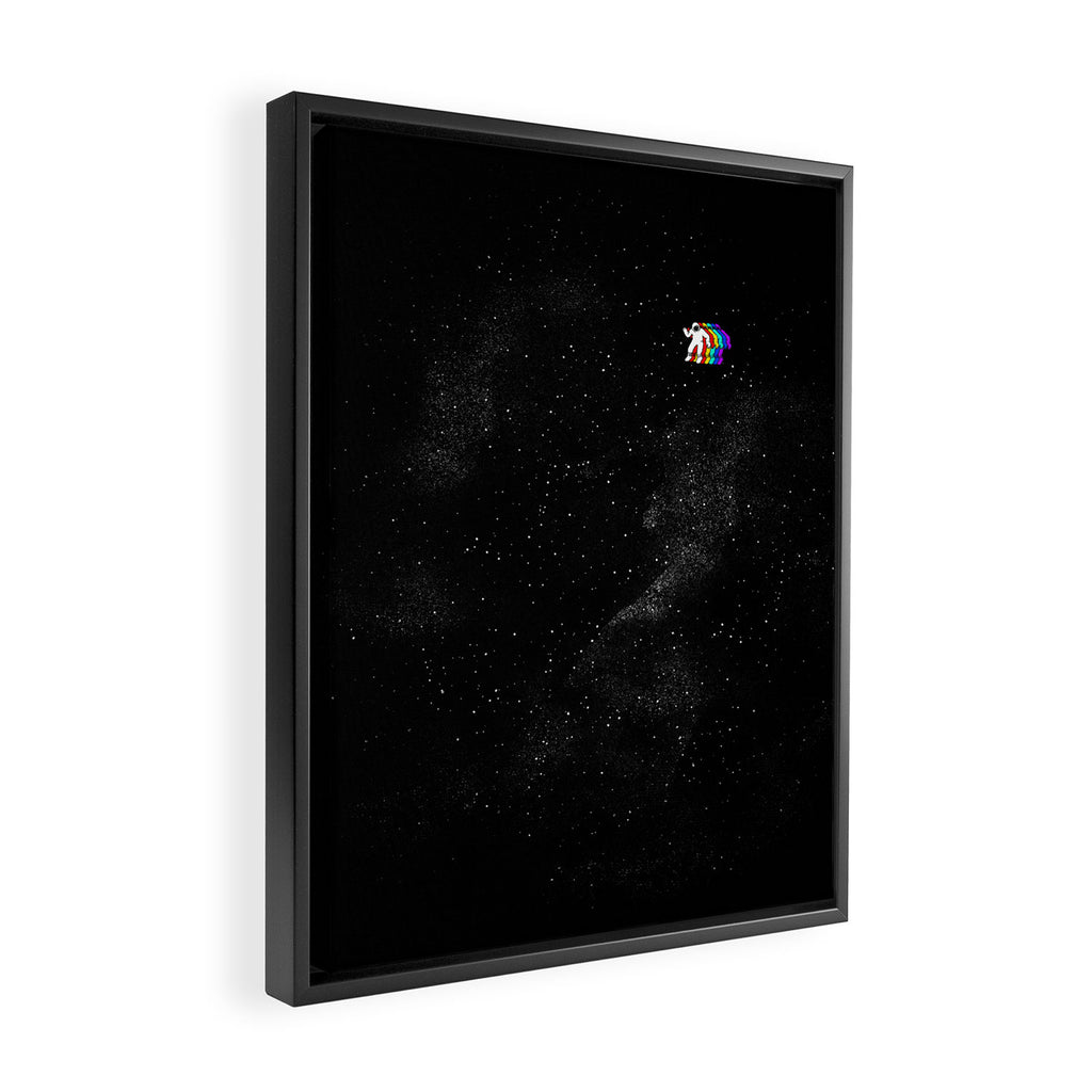 Gravity V2 Framed Canvas Print Gallery Image 2