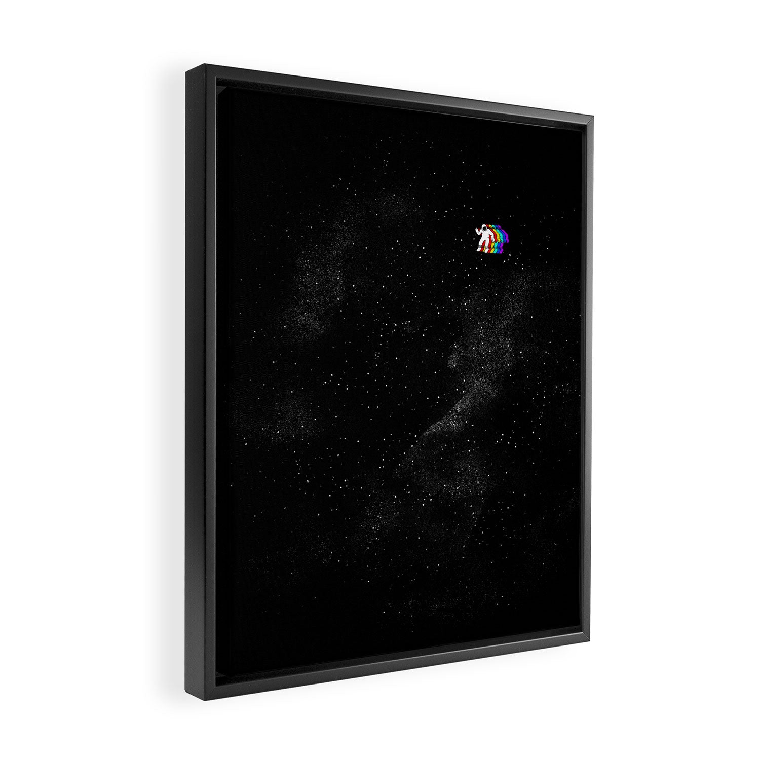 Gravity V2 Framed Canvas Print Gallery Image 2