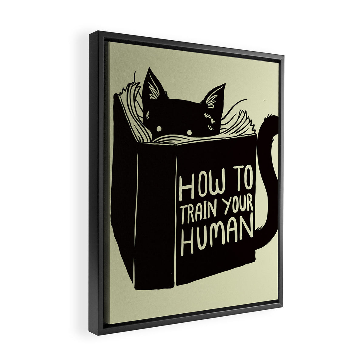 How To Train Your Human Framed Canvas Print Gallery Image 2