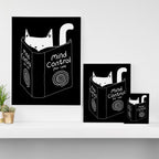 Mind Control 4 Cats Canvas Print Gallery Image 3