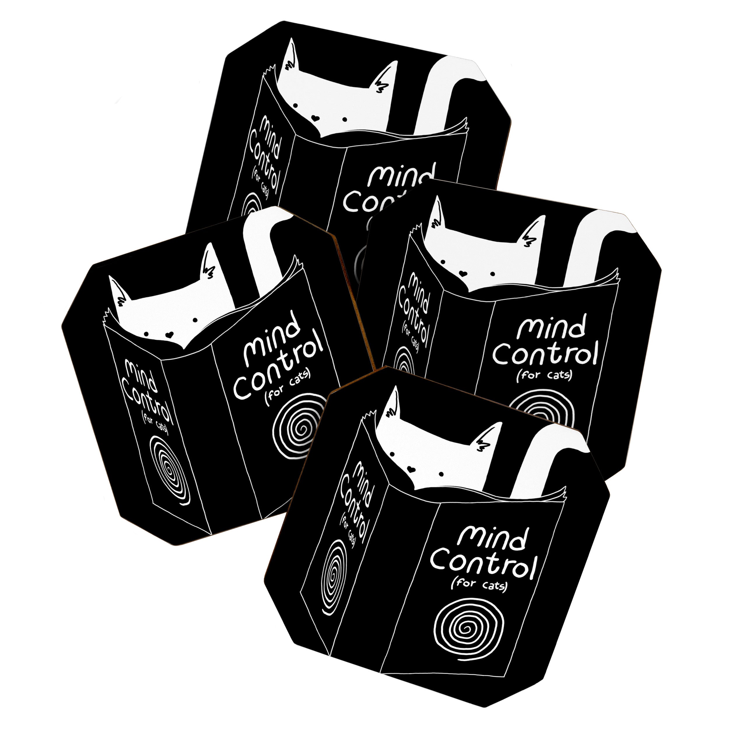 Mind Control 4 Cats Coaster Gallery Image 1