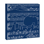 The Moonlight Sonata Blue Canvas Print Gallery Image 3