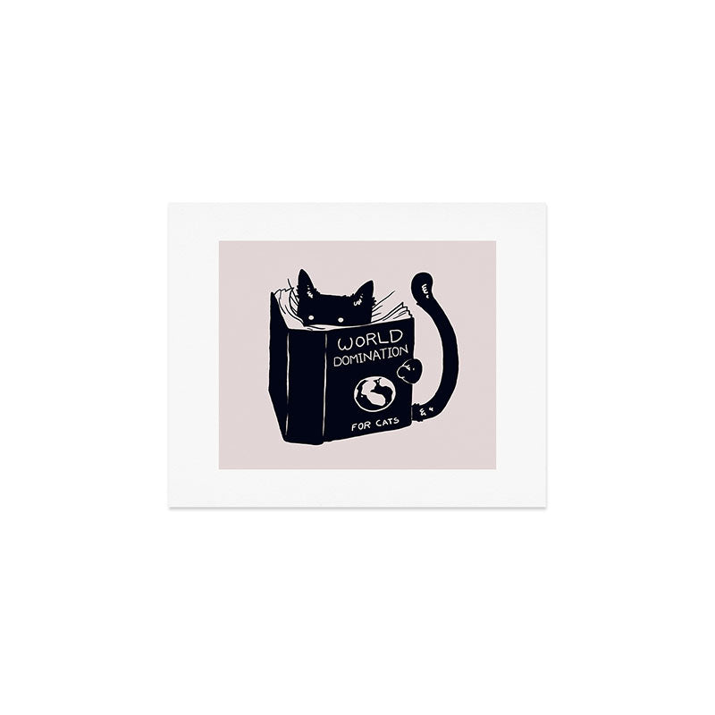 World Domination For Cats Art Print Gallery Image 1