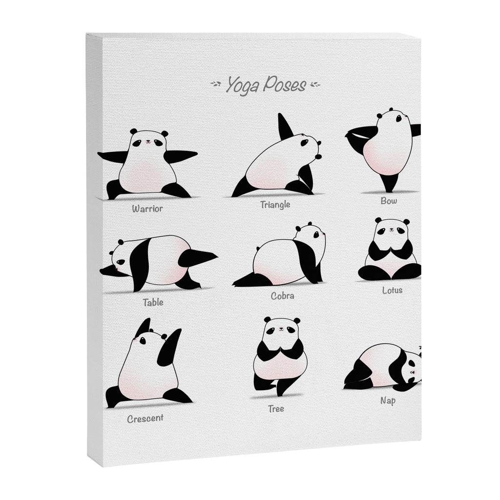 Yoga Panda II Canvas Print Gallery Image 8