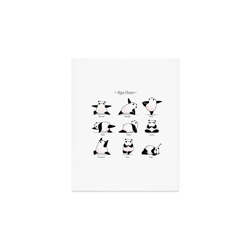 Yoga Panda II Art Print Gallery Image 1