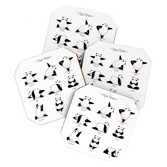 Yoga Panda II Coaster Gallery Image 1