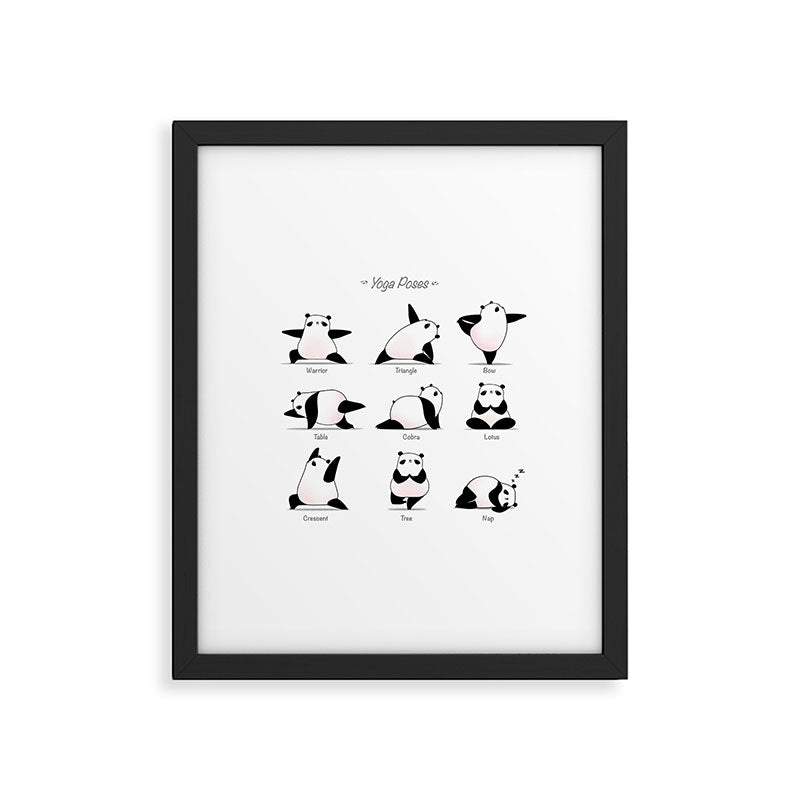 Yoga Panda II Framed Art Print Gallery Image 6