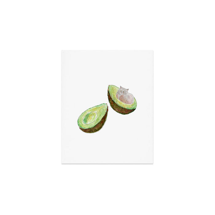 Avocado Nyancoã- Avocado kitty - Art Print Gallery Image 1