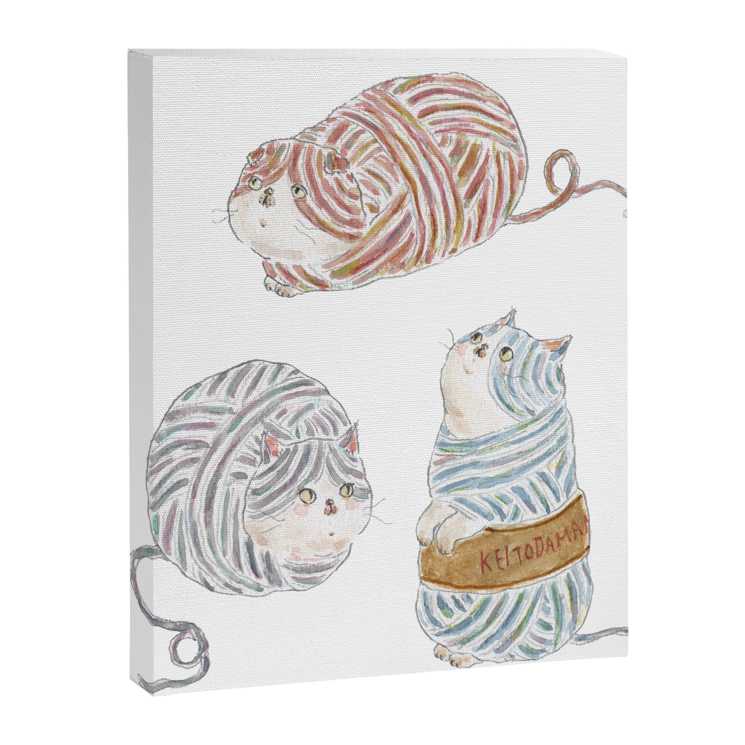 Ball of yarn Cats Canvas Print Gallery Image 8
