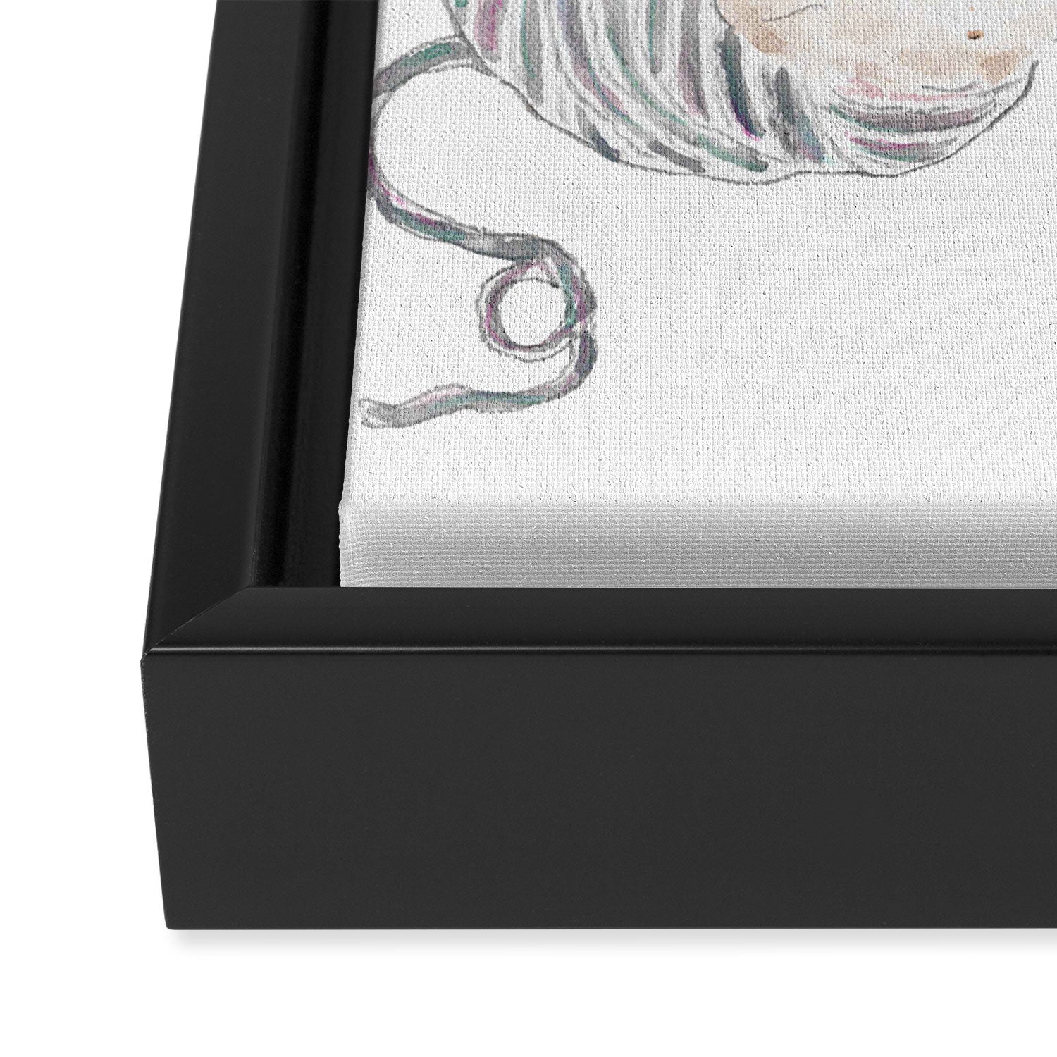 Ball of yarn Cats Framed Canvas Print Gallery Image 3
