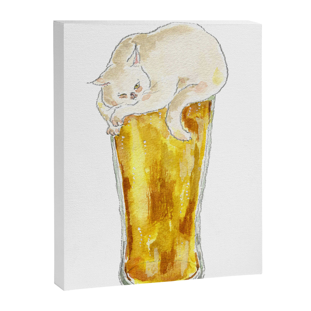 Beer Cat Canvas Print Gallery Image 8