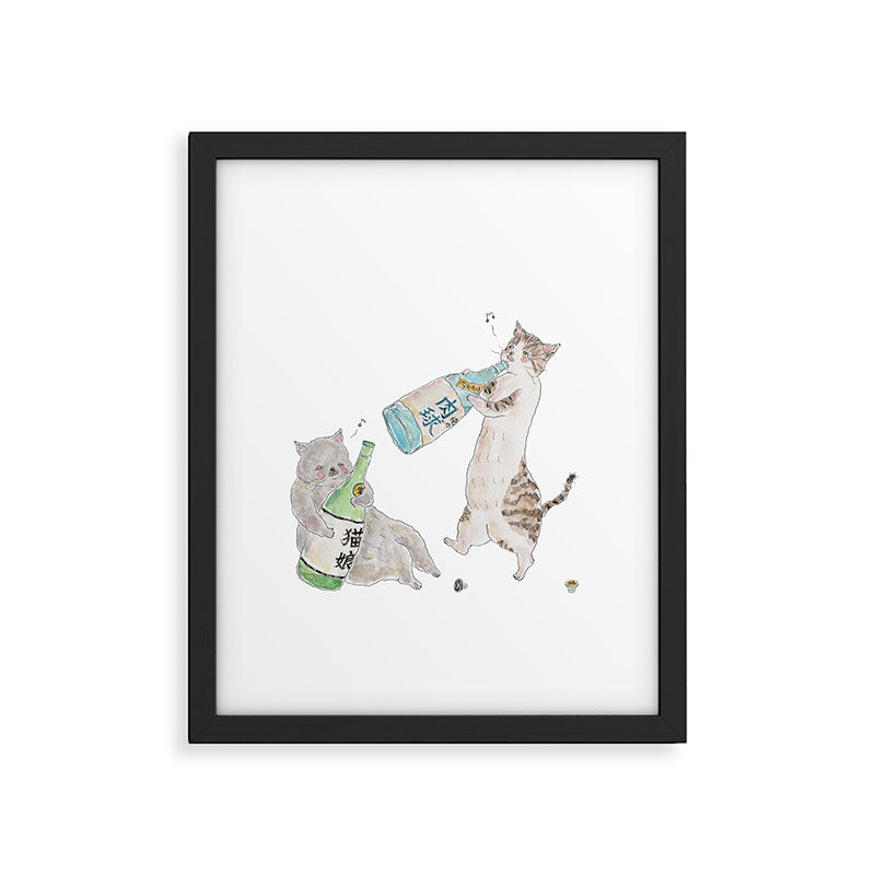 berobero nyanco Framed Art Print Gallery Image 6